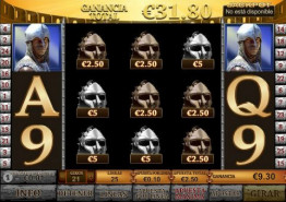 Gladiator Jackpot bonus game